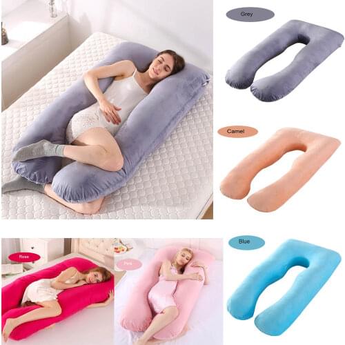 U Shape Pregnancy Pillow Full Body Maternity Pillows for Side Sleeper Pregnancy Women Sleeping Support Bedding Pregnancy Pillow