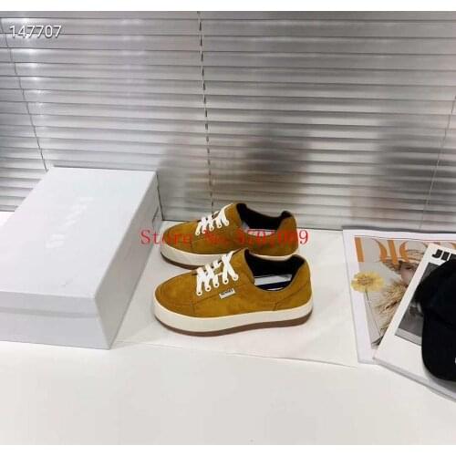 Woman Designer Shoes Fashion Brand New Runway Genuine Leather Milan Shoes Rare Popular Trends Sneakers 35-40