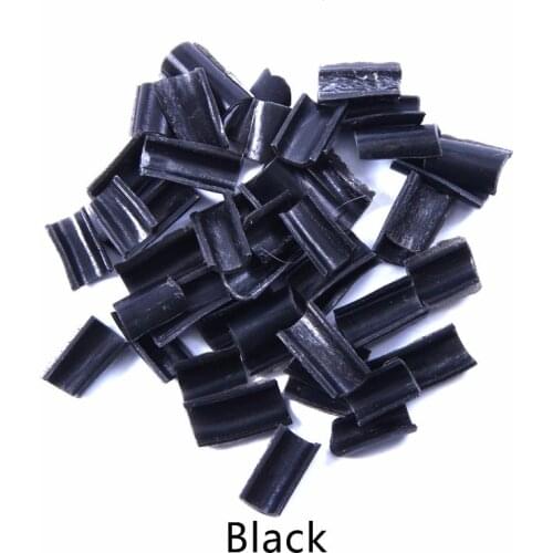 100pcs Keratin glue for hair Nail Tip Keratin U-Shaped Fusion Chips Glue Nail Tip Keratin Nail Tip for hair extension