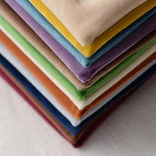 100cmx145cm Velvet Sofa Fabric Dutch Velvet Sofa Cover Pillow Cushion Curtain Solid Color Background Cloth Apparel Sewing Fabric