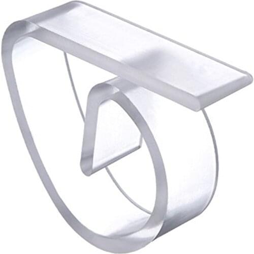 4Pcs/lot Clear Transparent Tablecloth Clips Plastic Tablecloth Fixing Clips Household Clamp Holder For Party Wedding