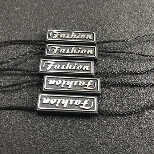 1000pcs/lot Fashion logo Clothing Cords For Paper Tags Ropes Garment Hang Tag Strings for Shirt Dress
