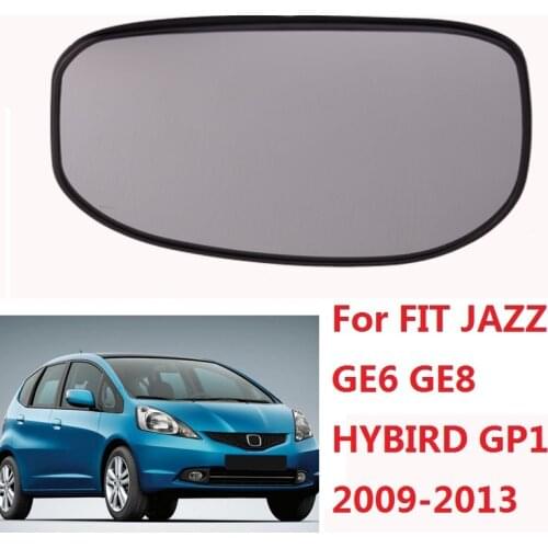 CAPQX Side Rearview Mirror Glass For Honda FIT JAZZ GE6 GE8 FIT HYBIRD GP1 2009 2010 2011 2012 2013 2014 Rear view mirror lens