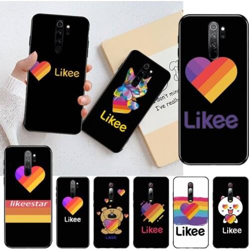 PENGHUWAN likee funny cat Cover Black Soft Shell Phone Case for Redmi Note 8 8A 7 6 6A 5 5A 4 4X 4A Go Pro Plus Prime