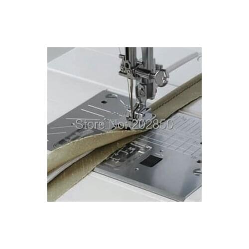 Domestic Multi-Function Sewing Machine Parts,Piping Presser Foot With 2 Grooved Holes,#CY-9908,Fit For Brother,Janome
