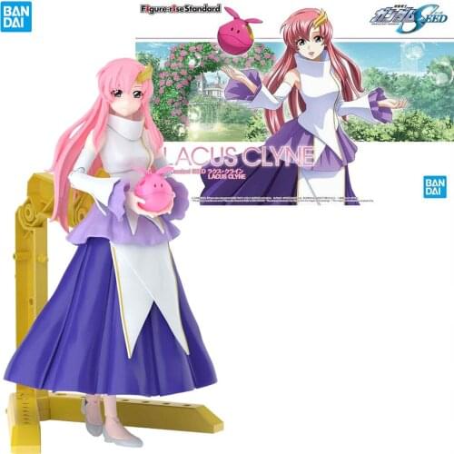 Original Bandai Figure Rise Standard Gundam Seed Lacus Clyne Anime Figure Assembly Model Action Toys Gifts