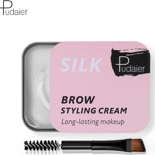 Pudaier Feathery Brows Setting Gel Grooming Eyebrows Gel for Eyebrows Styling Wax/soap Henna for Eyebrow Pencil rows Soap Kit