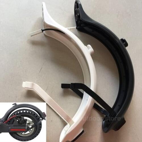 Rear Mudguard Set With LED Tail Lamp Fender Bracket Support Splash Mud Guard for Xiaomi Mi M365 Electric Skateboard Repair Parts
