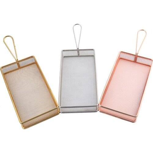 1PC Stainless Steel Frying Basket Food Basket French Fries Fried Chicken Restaurant Kitchen Accessories Random Color OK 0779