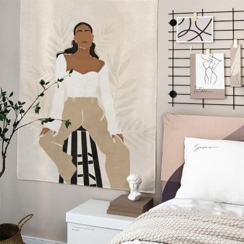 Wall Tapestry Abstract Style Scandinavian Home Decor Personalized Creative Room Wall Decor Picnic Beach Rug Backdrop