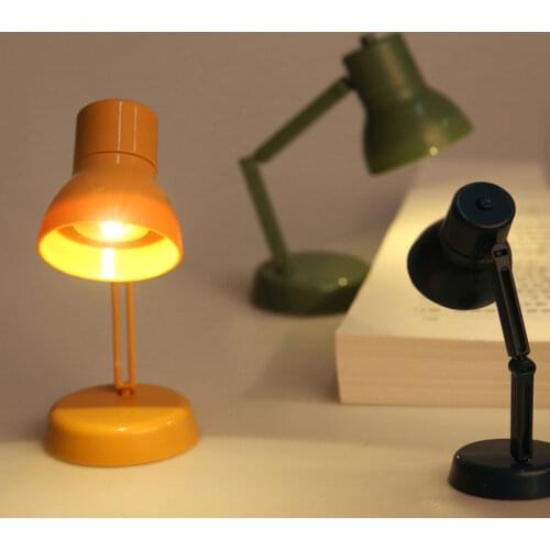 Mini Table Lamp INS Girl Bedroom Creative LED Night Light Student Dormitory Learning Reading Cmoputer Light Eye Protections