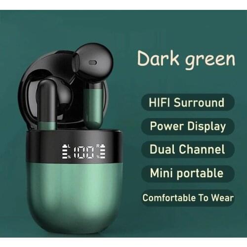 New Bluetooth Headset Binaural In-ear Headset Sports Digital Display Tws Wireless Headsets Touch 5.0 Bluetooth Headsets