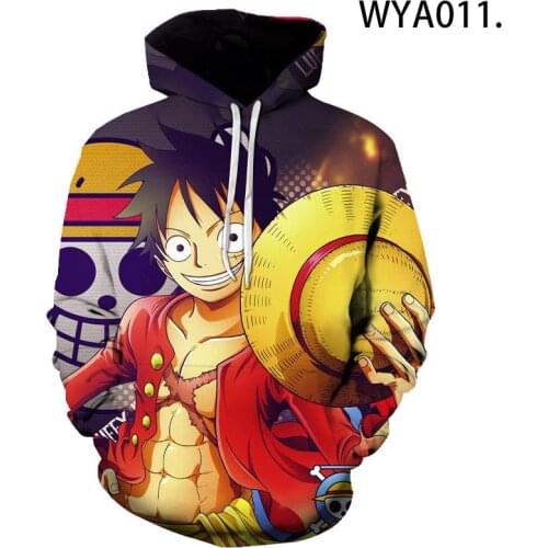 New Comics One Piece Men Women Children Hoodies 3D Printed Sweatshirts Pullover Long Sleeve Boy Girl Kids Streetwear Coat