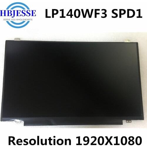 Original IPS Matrix for LG 14'' display LP140WF3-SPD1 LP140WF3 SPD1 Matte 30Pin FHD 1920X1080 LP140WF3 (SP)(D1) Panel