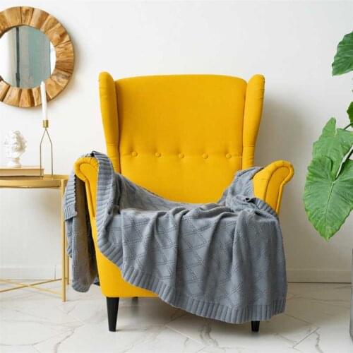 Pure Cotton Sofa Bedding Bedspread Knitted Air Condition Cover Blanket Home Hotel Travel Car Office Nap Shawl Decor Blankets