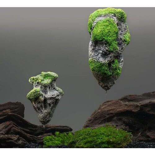 Resin artificial pumice hanging artificial stone fish tank decoration pumice flying stone decoration aquarium decoration