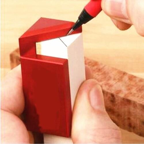 Pen blank center finder,45 degree line drawing machine,woodworking circle center line marking device