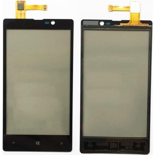 Touch Screen Glass For Nokia Lumia 820 Touch Screen Digitizer Touchscreen Front Glass Lens Panel 3M Glue
