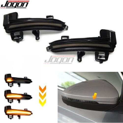 LED Dynamic Turn Signal Light Side Mirror Indicator Blinker Sequential flasher For Skoda Superb A7 MK3 B8 2016 2017 2018 2019