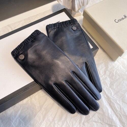 Long Gloves Faux Shine Patent Leather 90cm Polka dot print Loose Fit Women Leather Gloves