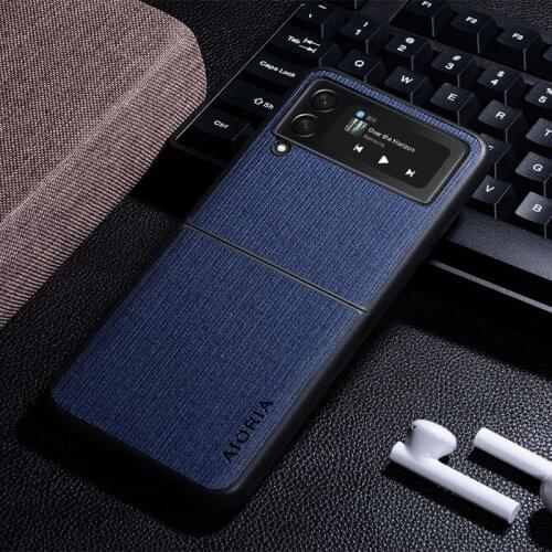 Fall Protection Thin Phone Case for Samsung Galaxy Z Flip3 5G Flip 3 Non-Fingerprint Slim Fitted Cover