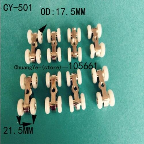 18mm Four Wheeled Hanging Shower Roller Showers Sliding Quadrant Doors Wheels