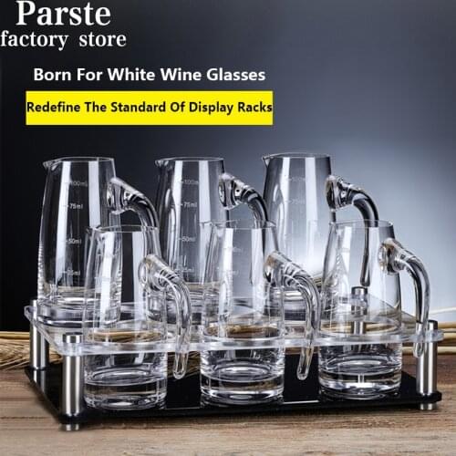 Acrylic Hotel Beer Cup Holder Bar Plastic Round Hole Clubhouse Liquor Octagonal Cup Shelf Bouncing Cup Holder 6 Heads 12 Heads