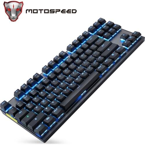 Motospeed GK82 2.4G Wireless Gaming Mechanical Keyboard Dual Mode Mini Keyboard LED Backlit For PC Computer Gamer