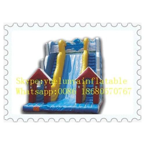 Factory direct Inflatable slide,Inflatable castle, Rainbow slide,Snowman slide KY-13