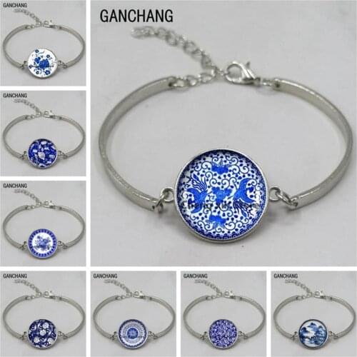 Синие браслеты Ganchang China At AliExpress