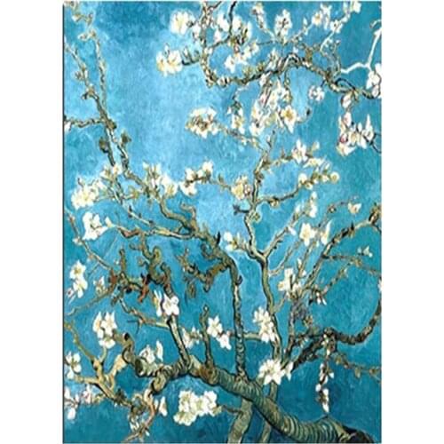 Fashion 5D DIY Square Beautiful Van Gogh Flower Embroidery Needlework Diamond Painting Cross Stitch Home Decoration FC528