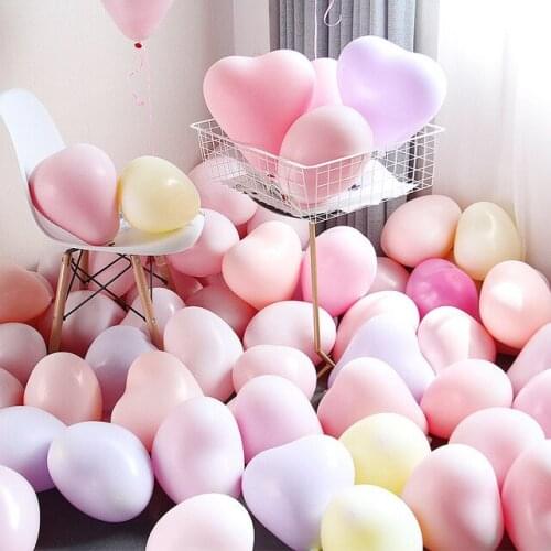 Love Party Decoration Proposal Birthday Scene Layout Latex Heart Balloons