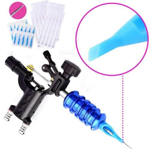 50Pcs/Set ATOMUS Tattoo Tips Kit Multiple Models Disposable Stainless Steel Mixed Needle Mouth Eyebrow Tattoo Kits