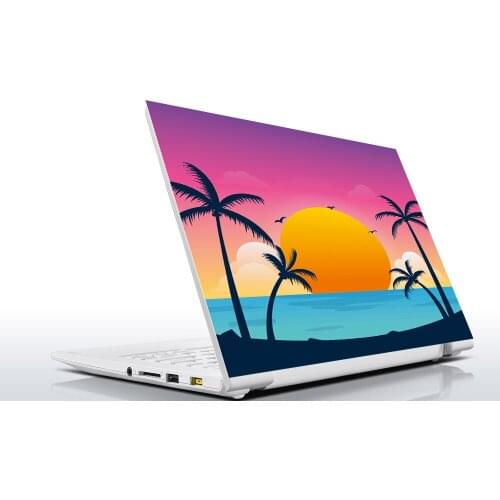 Sticker Master Paradise Tropical Universal Sticker Laptop Vinyl Sticker Skin Cover For 10 12 13 14 15.4 15.6 16 17 19 "Inc Notebook decal for Macbook,asus,Acer,Hp,Lenovo,Huawei,Dell,Msi,Apple,Toshiba,Compaq