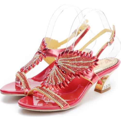 The new 2017 new diamond on the summer sandals, female flowers with shoes, female joining wholesale sandals for womens shoes