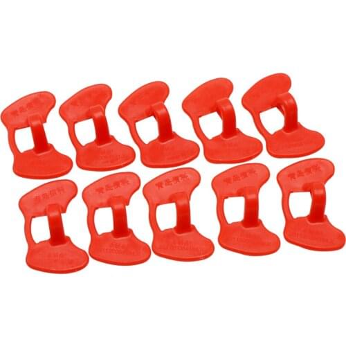 100Pc S/L Red Plastic Chicken Glasses Pheasant No Pin Bolt Pigeon Anti-pecking Glasses Poultry Supplies Reusable Prevent Fights