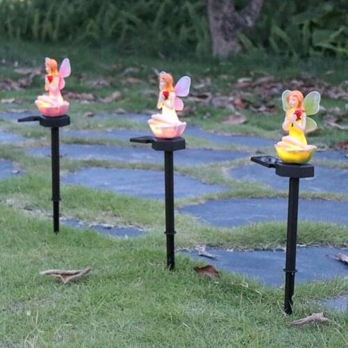 Outdoor LED Solar Flower Fairy Light Waterproof Pixie Light Lawn Stakes Lamps Yard Art for Home Garden Courtyard Festival Decor