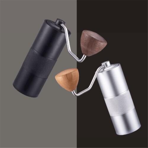 Manual Coffee grinder 25g Coffee bean miller Adjustable Hand-cranked Coffee Milling machine Aluminum Grinder Conical grinder