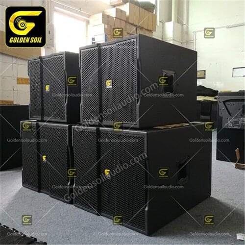 Goldensoil audio subwoofers 15 inch subwoofer KA15A amplifier with DSP subwoofer