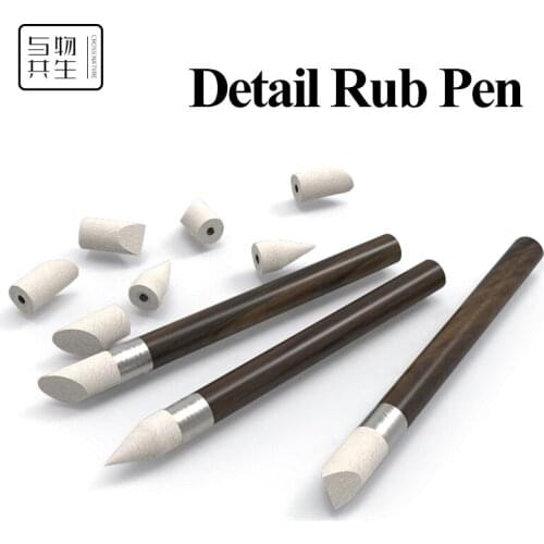 Detail Rubbing/Kneading Pen Replacement Nib Sketch Kneading Paper Wipe Pen Sketch Paper Pen Painting Tool Highlight Processing