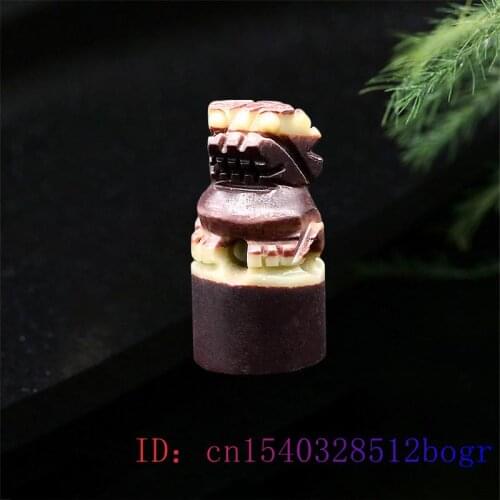 Jade Lion Figurines Carved Gifts Gemstone Jewelry Sculptures Fengshui Statuette Small Ornaments Handmade