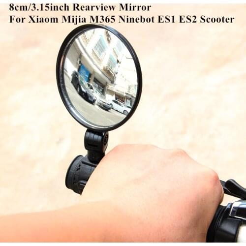 Electric Scooter Rearview Mirror For Xiaomi Mijia M365 Ninebot ES1 ES2 Scooter Qicycle EF1 Bike Mirror Replacement Accessories