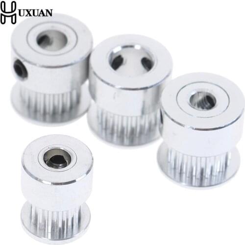 2pcs GT2 Timing Pulley 16 20 Tooth Wheel Bore 5mm 8mm Aluminum Gear Teeth Width 6mm Parts For Reprap 3D Printers Part
