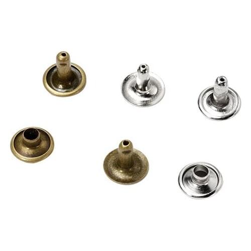 100sets Metal Press Studs Sewing Button Snap Button Fasteners Sewing Leather Craft Clothes Leather Luggage Hardware Garment