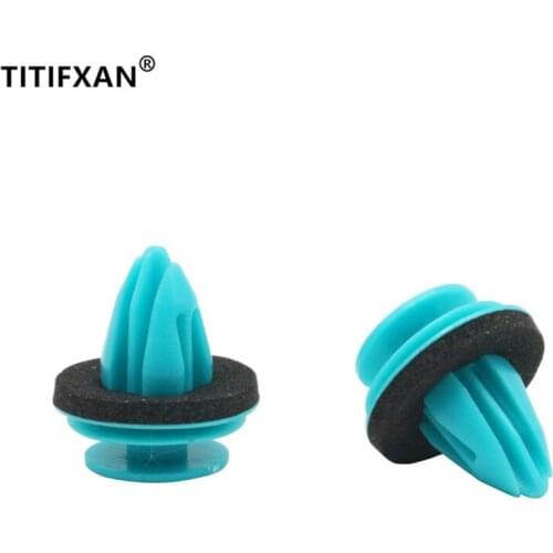 100PCS Universal high quality strengthen auto door panel plank plastic fasteners rivet clip buckle for all cars snap button