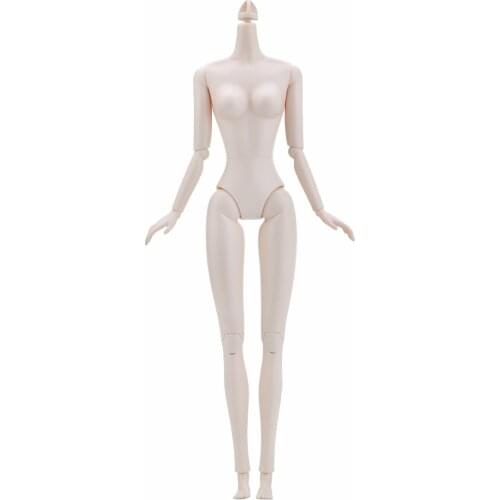 2PCS 16 Joint 360 Degree Rotation Plastic Nude Naked Female Body for 1/6 BJD Doll Without Head Doll Accessories