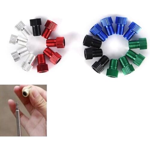 4pcs Presta to Shrader Valve Adapter Bicycle Road Bike Tire Valve Adapters Tube Tool Converters Cycling Bicycle Accessories