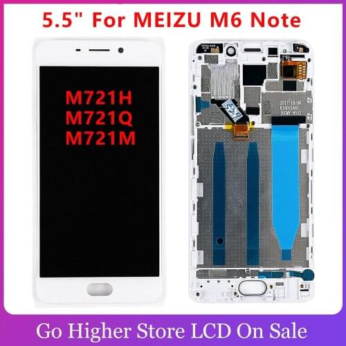 5.5'' For Meizu M6 Note M721H M721Q Lcd Display Touch Screen Assembly Repair Part