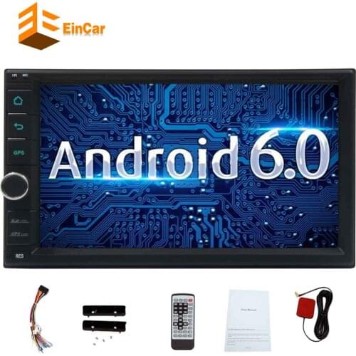 2 Din Android In Dash Car Stereo GPS SAT Navi Bluetooth 7" HD Touch Screen MP5 Multimedia Player WiFi FM Radio DAB+ Mirror Link