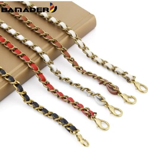 BAMADER Womens Shoulder Chain Strap Wear Leather Women Bag Thin Chain Strap High Quality Replacement Crossbody Bags Accessories